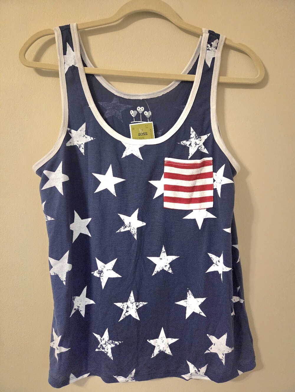 Juniors Patriotic Tank Top